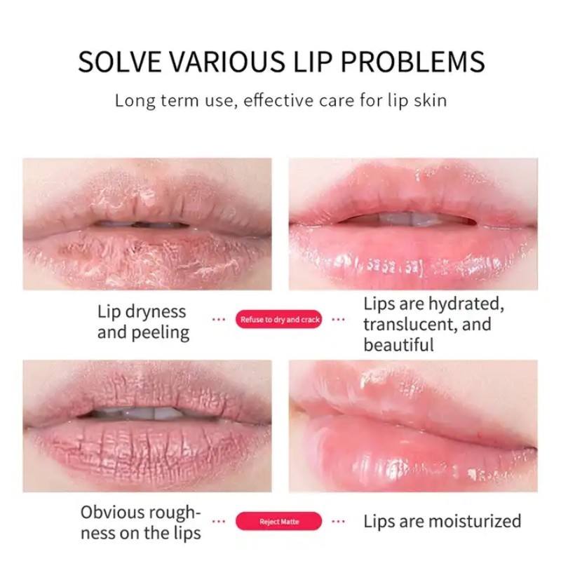 Private Label Korean Lip Lightening Skin Care Beauty Crystal Lipmask Plumping Pink Collagen Sleeping Lip Sheet Mask Patches