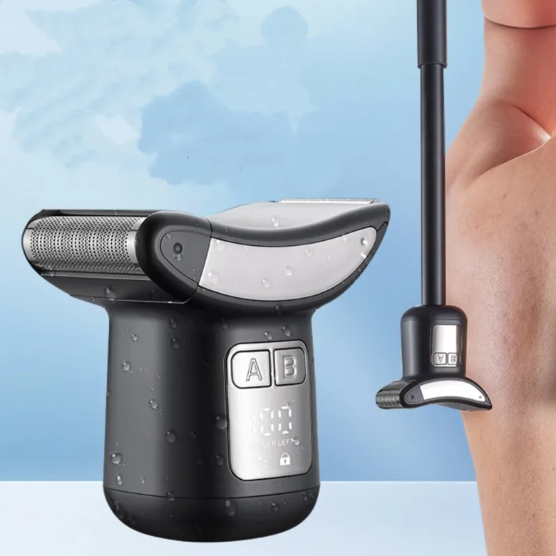 Long Battery Life Comfortable Efficient Men's Body Groomer Device