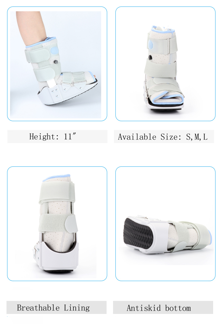 Medical-Grade Orthopedic Walking Boot and Safety Brace Set