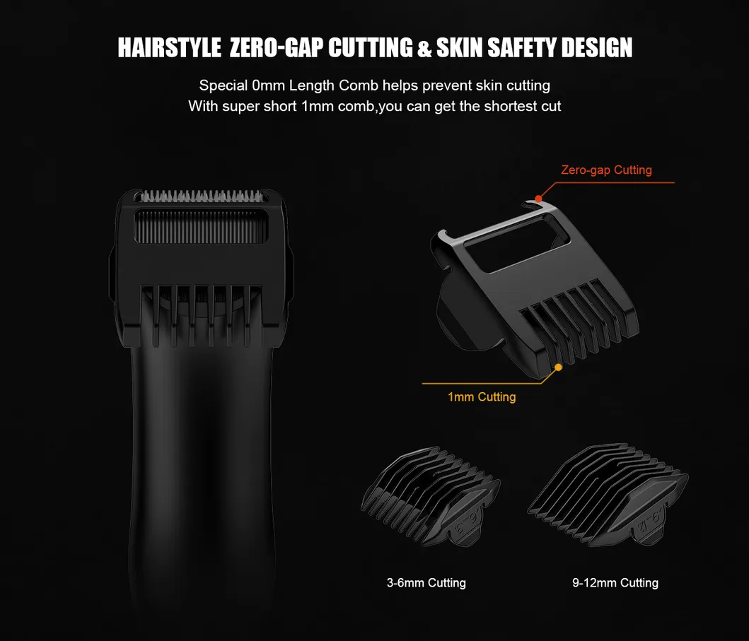 Waterproof Hair Clipper for Men's Grooming