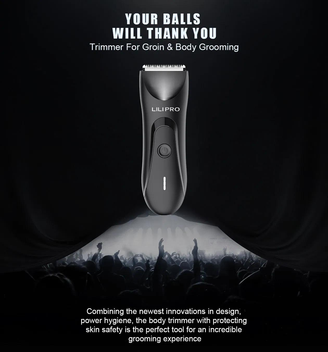 Waterproof Hair Clipper for Men's Grooming
