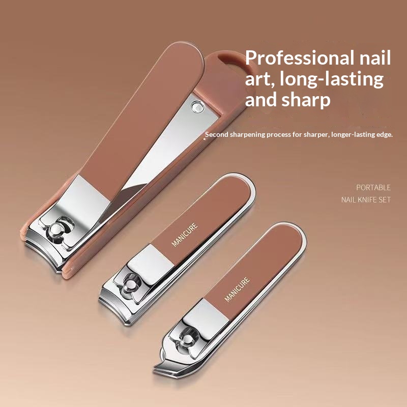 Manicures Care Tools Nail Trimming Clippers Hand-Held Nail Clipper Set With Splash-Proof Feature