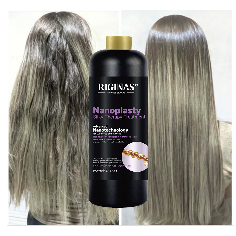 Riginas Nnanoplastia Hair Reconstruction Treatment Smoothing Argan Oil Fibers Nanoplasty Treatment