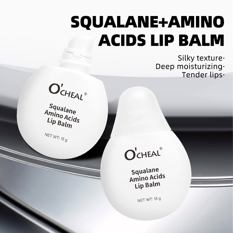O'CHEAL Volumizing Gloss Fade Fine Lines Deep Moisturizing Dry Lips Makeup Primer Essence Lip Balm Squalane Amino Acid Lip Balm
