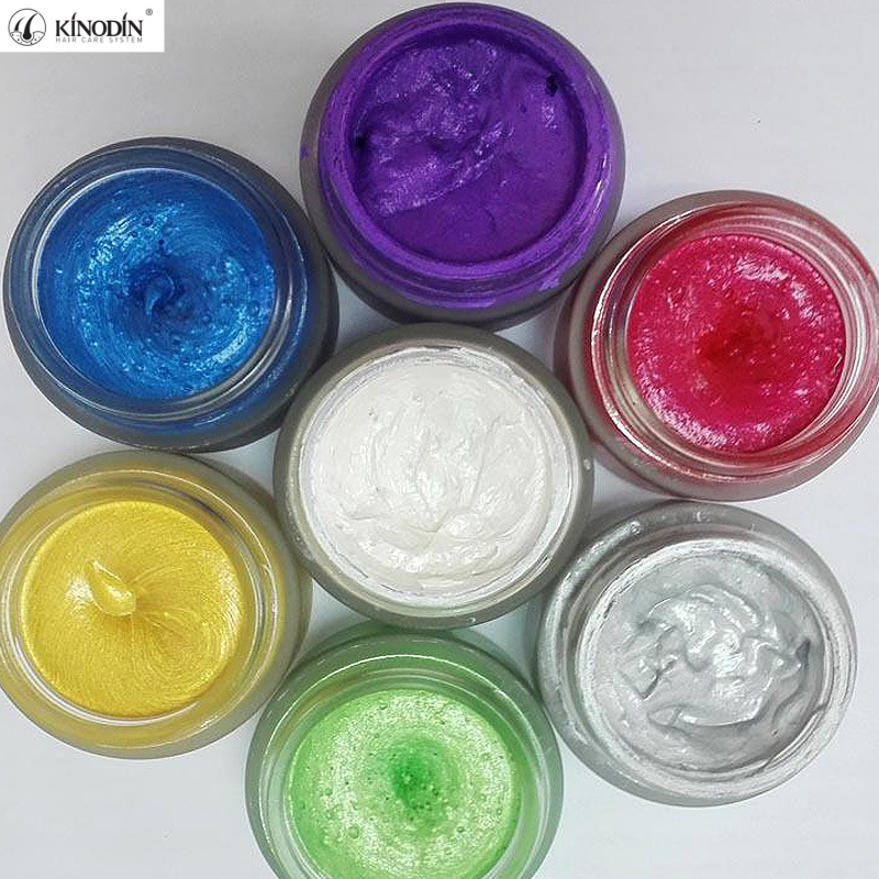 100g Organic Herbal Hair Wax Dye Nature Styling Temporary Cream Hair Dye with Strong Hold Smoothing Feature