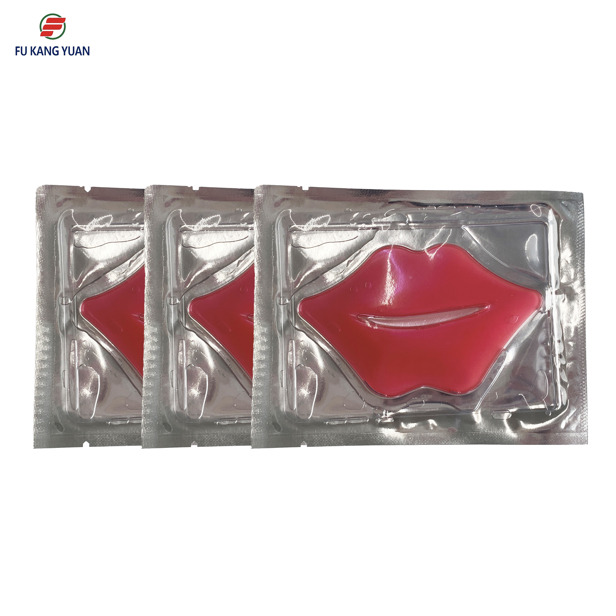 FKY Private Label pink Korea Skin Lip Care Hyaluronic Acid Collagen Hydrogel Sleeping Moisturizing Lip Mask