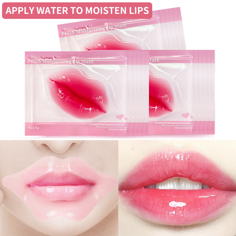 Hot Selling Wrinkle Moisturizer Care Crystal Collagen Lip Care Mask Lips Sleeping Mask