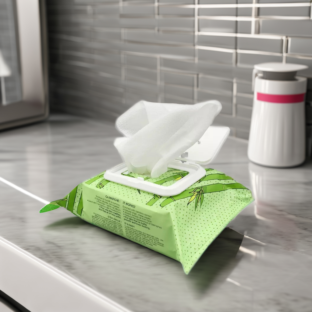 Wholesale 1000 Packs Organic Oil Free Makeup Remover Wet Wipe Custom Logo Cosmetic Cleansing Adults Eco-friendly Feminine Wipes