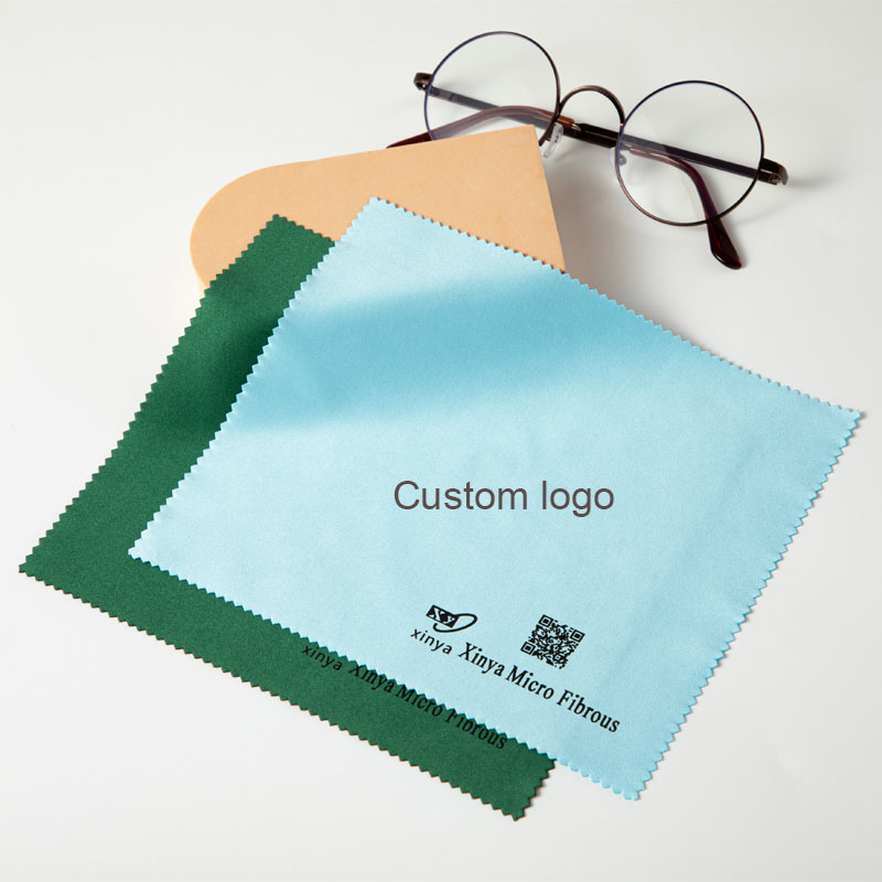 Custom Logo Microfiber Glass Clean Cloth Glasses Lens Sunglasses Eyeglass Jewelry Cleaning Cloth