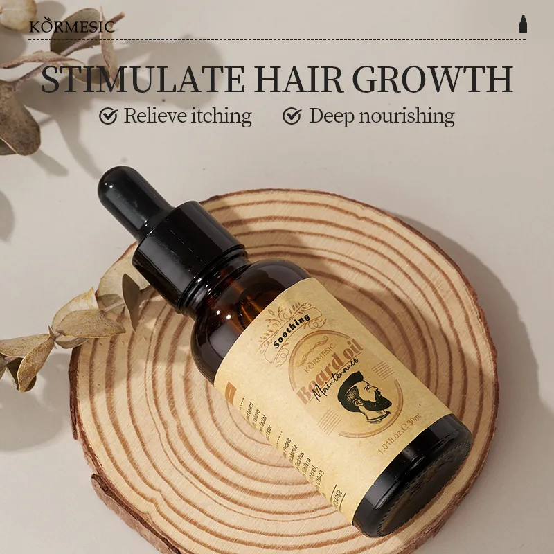 Premium Men's Beard Care Soft Shine Oil for Grooming