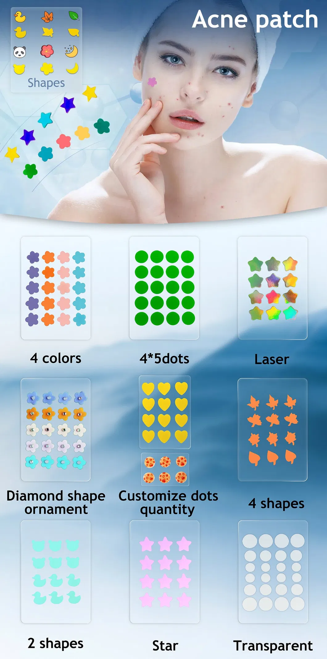 Transparent Hydrocolloid Pimple Patches Detail 1