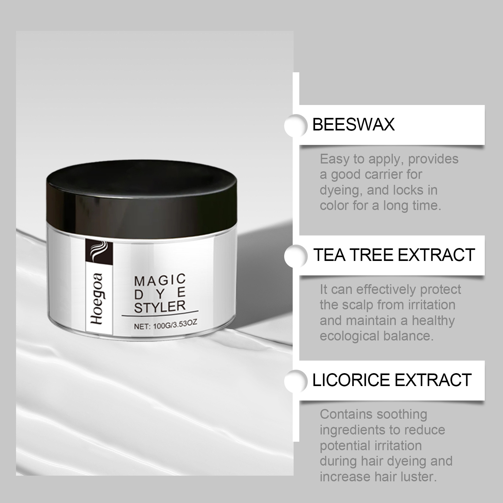 Colorful Hair Styling Dyeing Wax Show