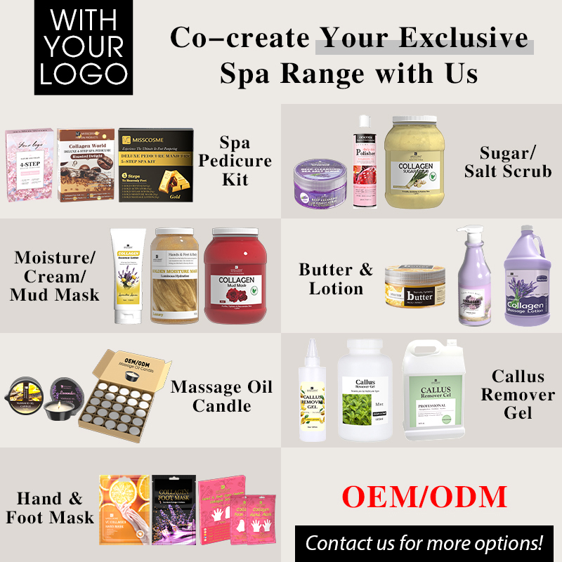 Deluxe Professional Grade Manicure and Pedicure Kit Products Herbal Pedicure Supplies Luxury 5 Step Foot Spa Pedicure Kit