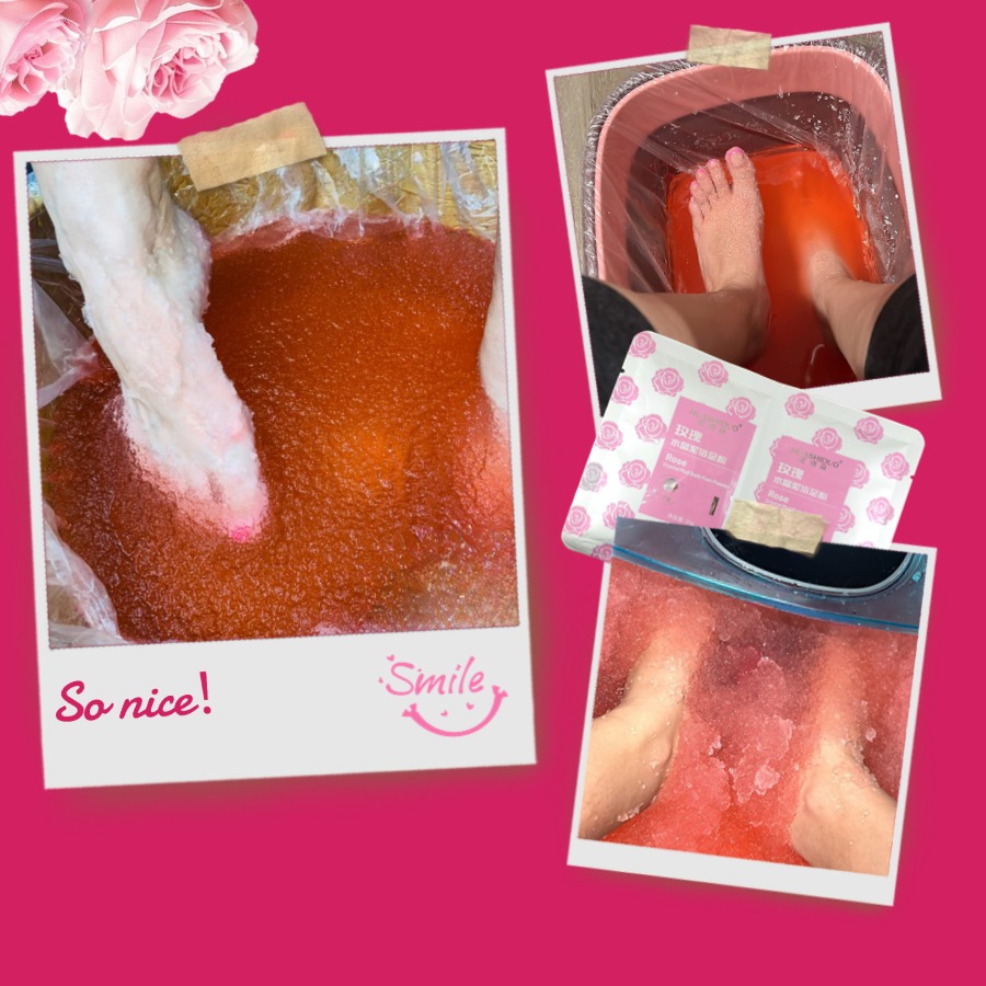 Jelly Spa Kit Salt Salon Service Foot SPA Crystal Mud Soak Nail Cuticle Callus Cleaning Foot SPA Gel Pedicure at Home Salt