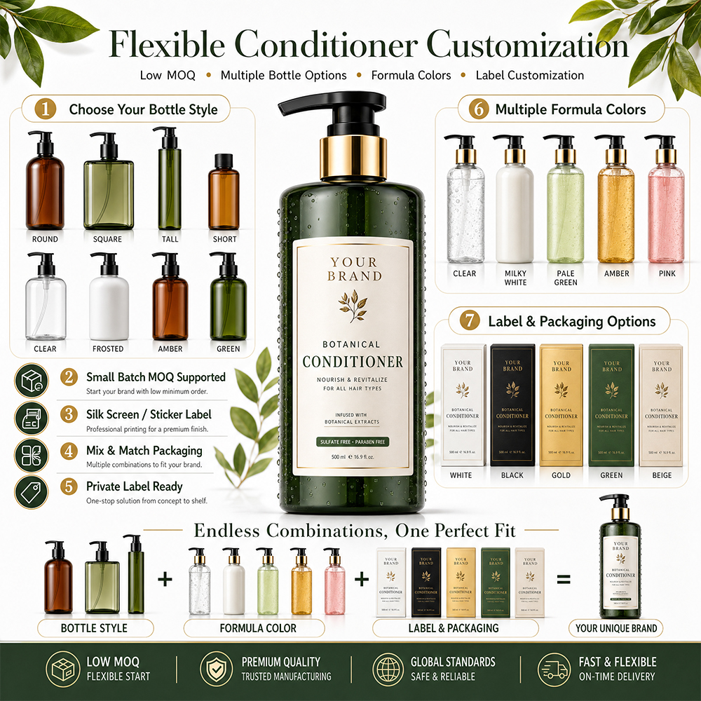 Private Label Mint Hair Conditioner Refreshing Nourishing Treatment For Dry Frizzy Hair Care Scalp Soothing Cream OEM