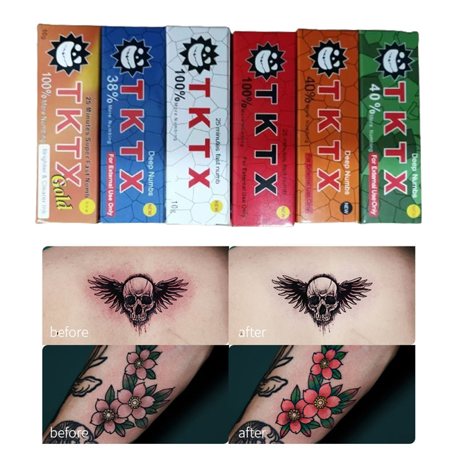 Transparent Gel in Hygienic Tube for Safe Tattoo &amp; Skin Treatments