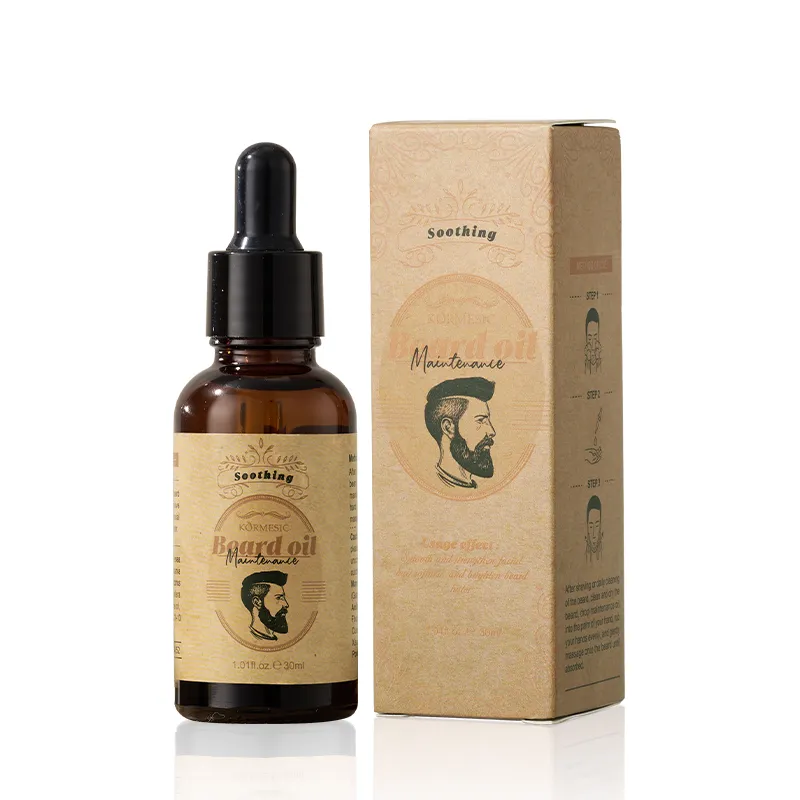 Premium Men's Beard Care Soft Shine Oil for Grooming