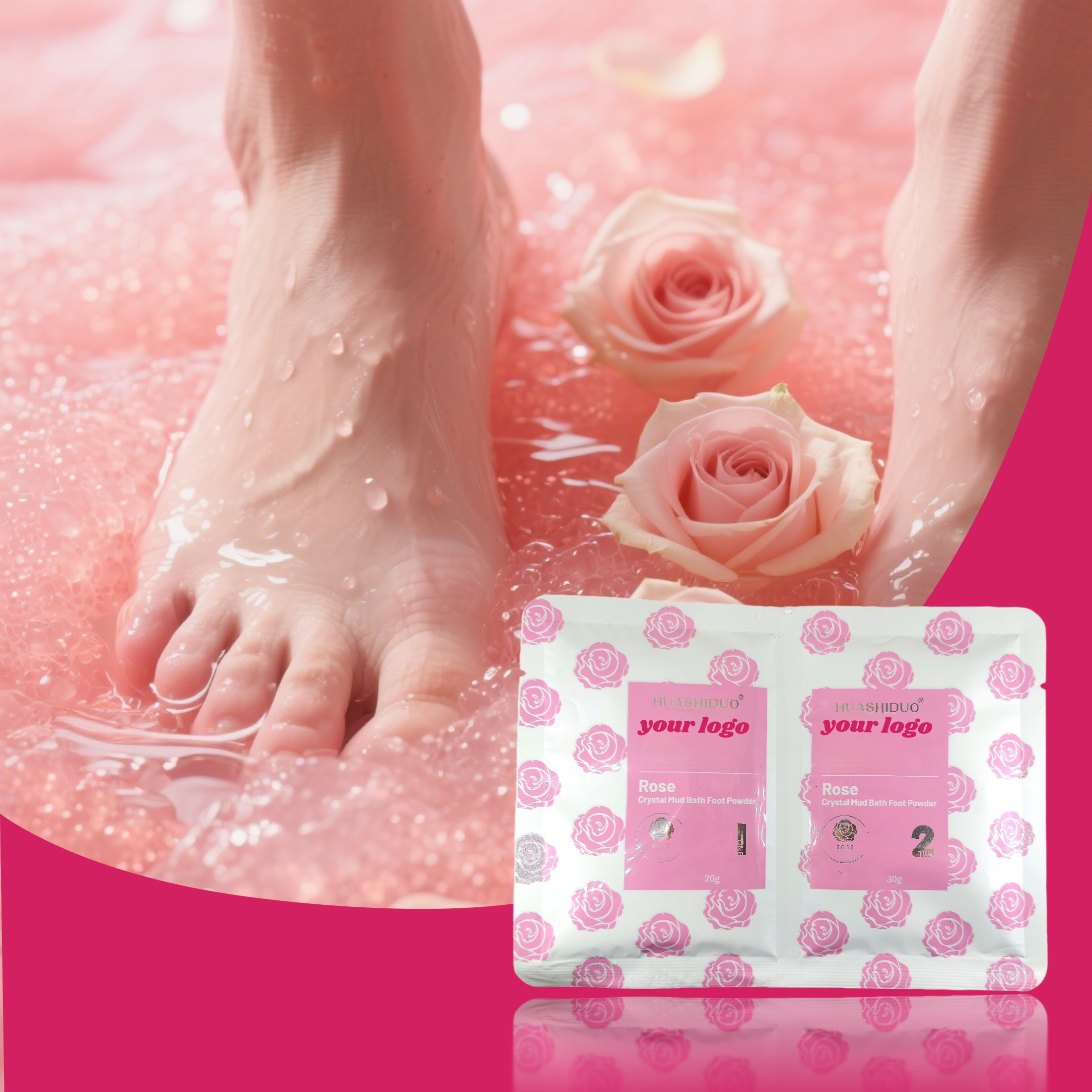 Jelly Spa Kit Salt Salon Service Foot SPA Crystal Mud Soak Nail Cuticle Callus Cleaning Foot SPA Gel Pedicure at Home Salt