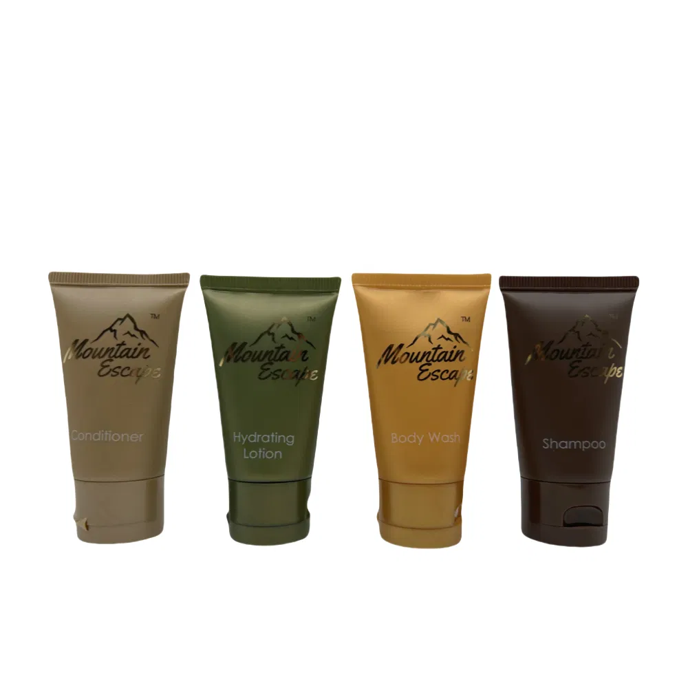 Customized Plastic Hotel Amenities-Shampoo &amp; Body Wash Tube for Travel Soft Bathroom Toiletries