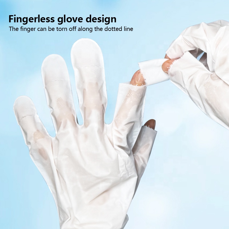 Manicure Hand Masking Gloves Moisturizing Gloves Brightening Collagen Moisturizing Nourishing Spa Nail Care Vegan Private Label