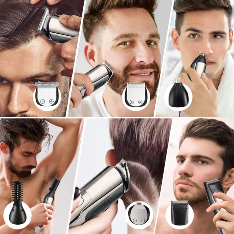 All-in-One Comfortable Safe Men's Body Hair Groomer System