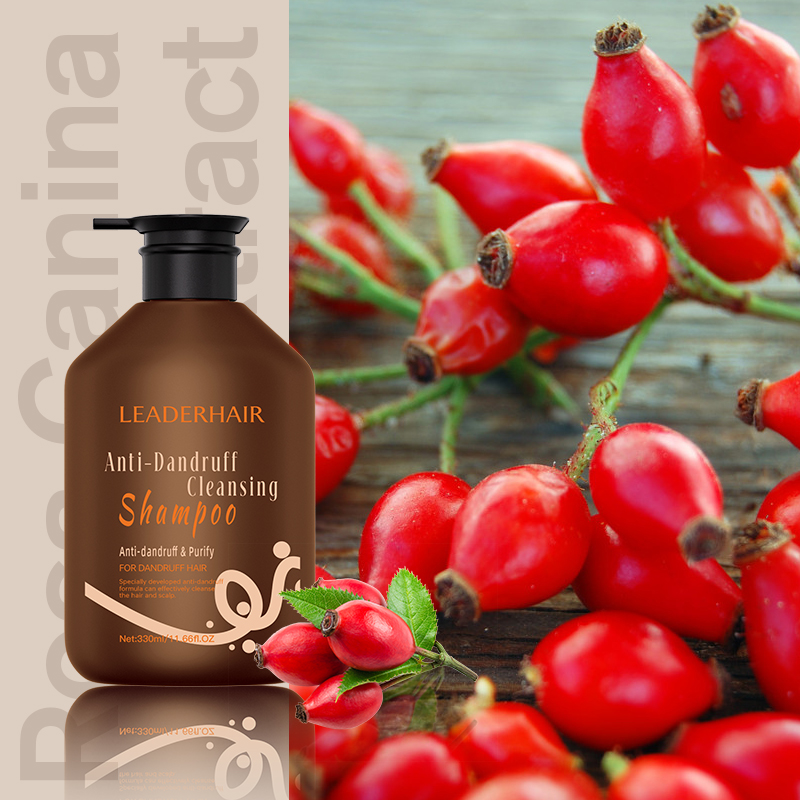 LEADERHAIR Organic Anti-Dandruff Refreshing Shampoo With Natural Plant Ingredients