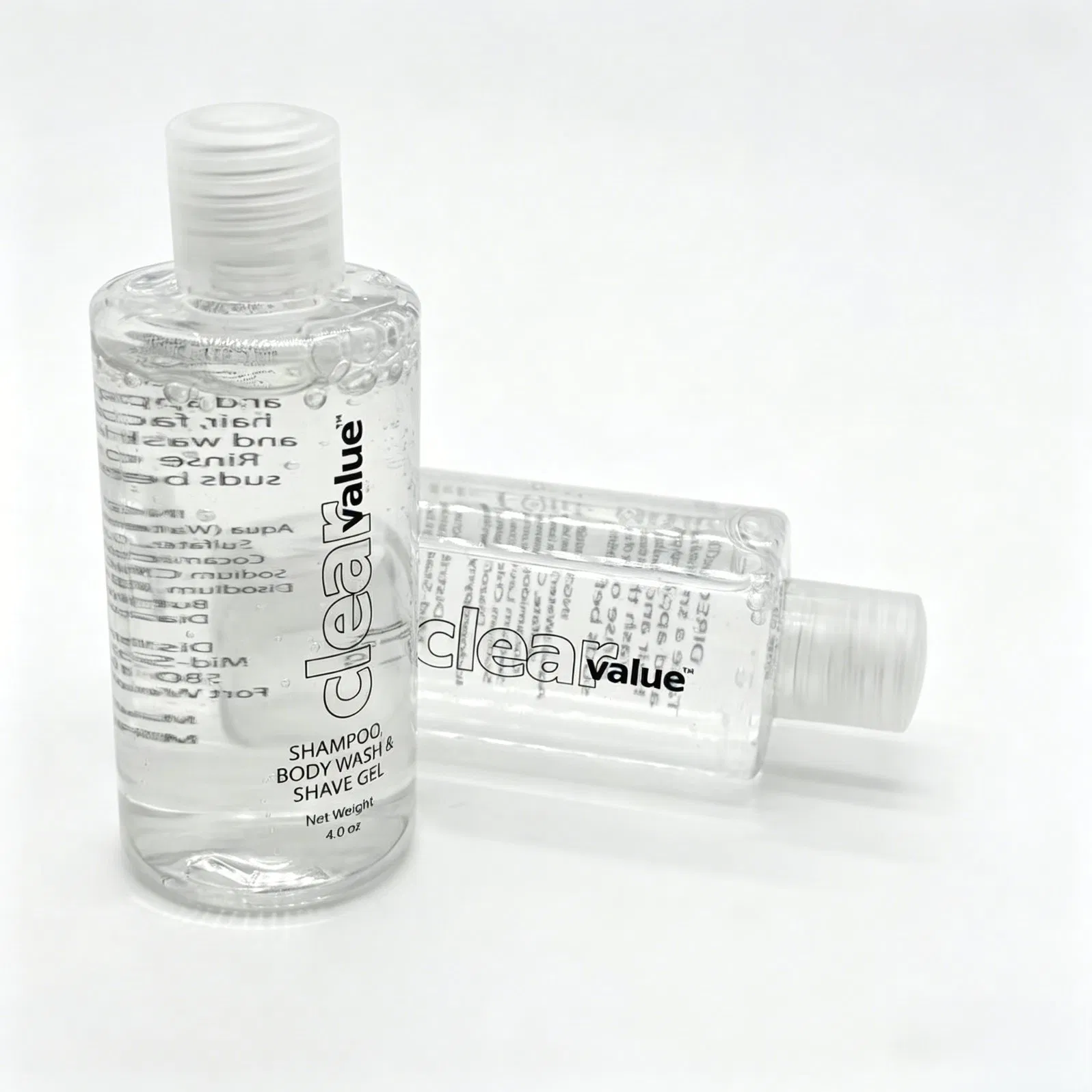 OEM Disposable 3-in-1 Shampoo &amp; Body Wash Bottle (4.0oz) Hotel Use 02