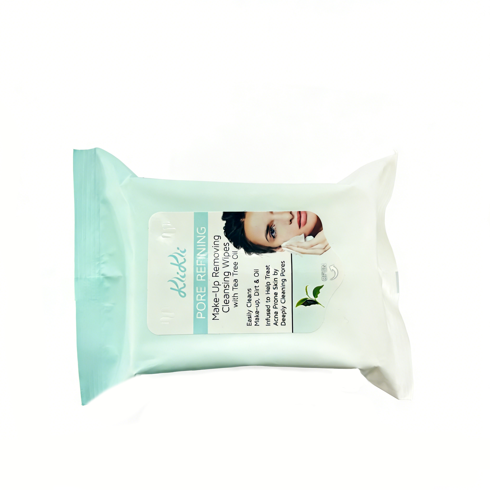 Phthalate Paraben Free Travel-Sized Non-Woven Makeup Remover Wipes-Eco-Friendly Fragrance-Free Hypoallergenic Cleansing Wipes