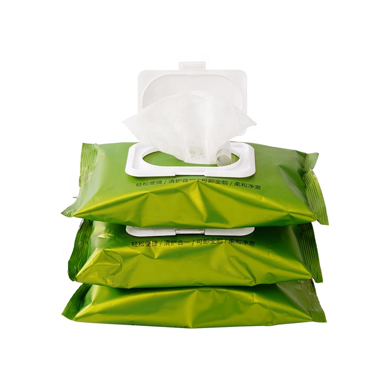 Custom Package Eco-Friendly Facial Wipes Deeply Cleansing Makeup Remover Wipe for Purifying Skin
