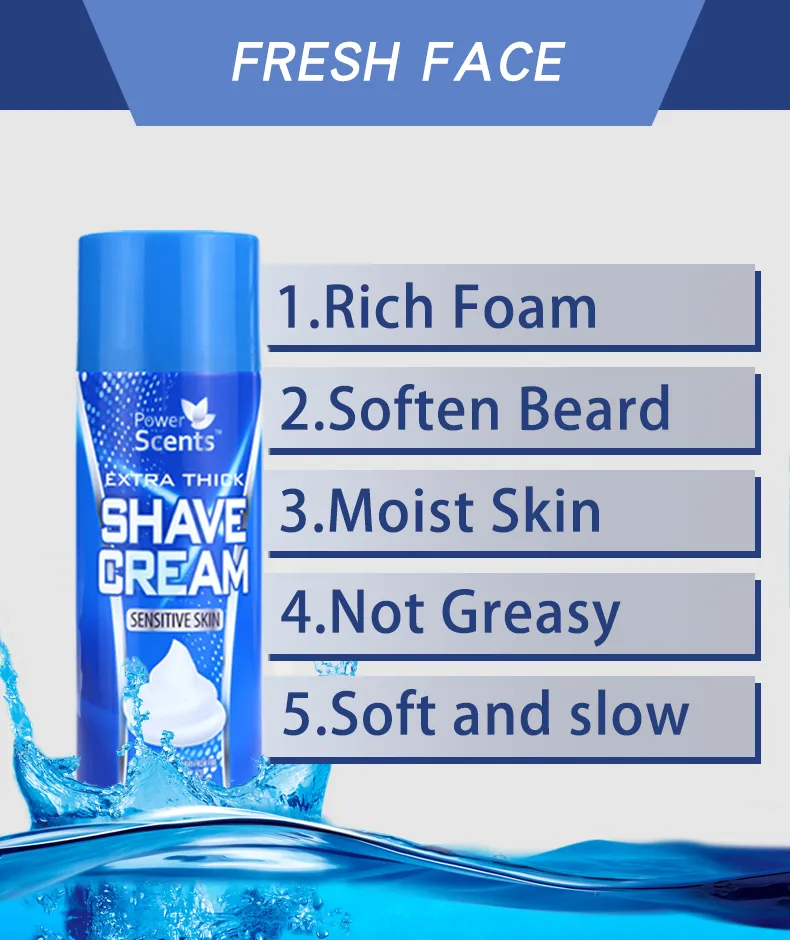 Men Care Beard Grooming Shaving Foam Gel/Mousse/Cream