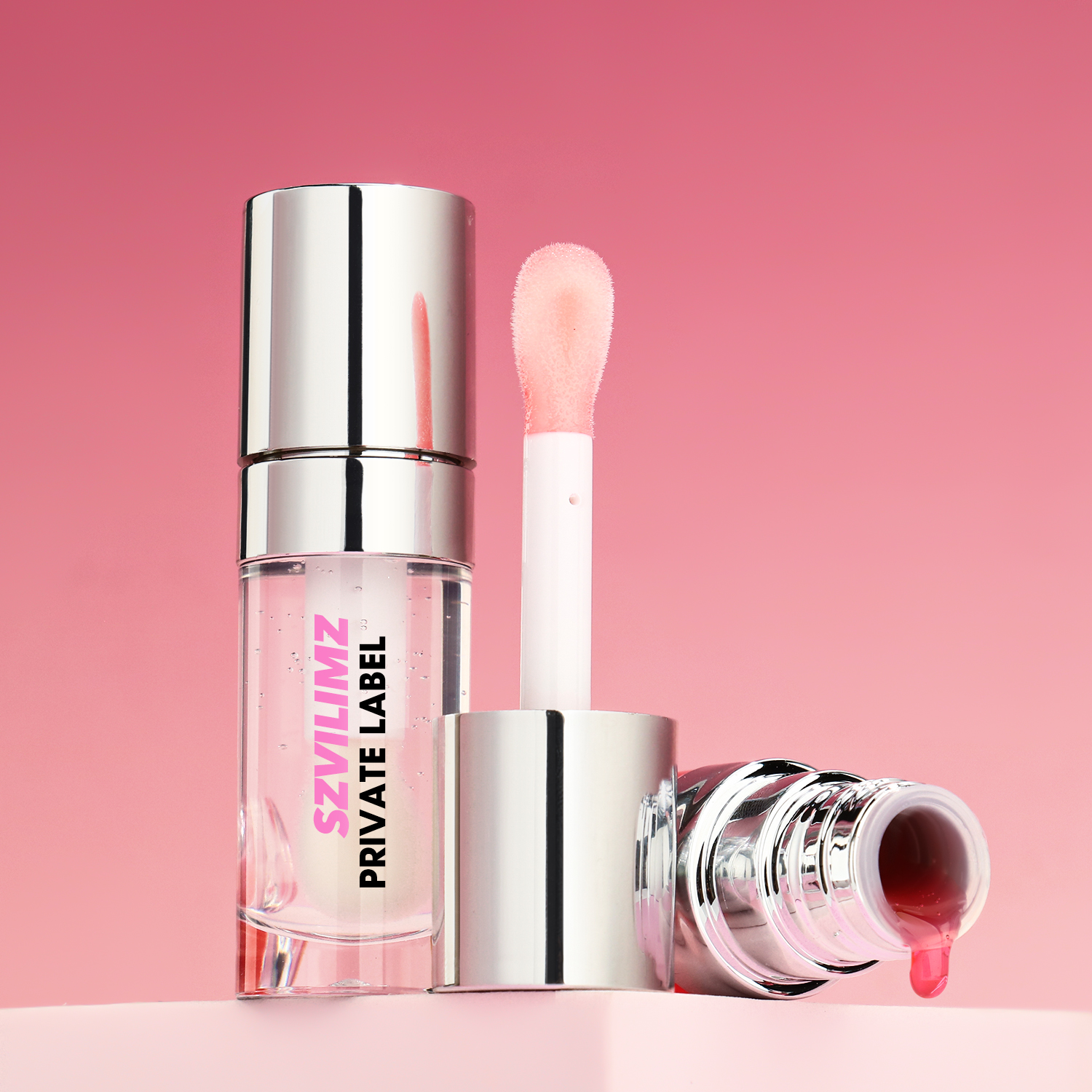 Non-Sticky Lip Oil Private Label Hydrating Moisturizing Lip Care Vegan Lip Gloss Long Lasting Fruit Custom Lipoil