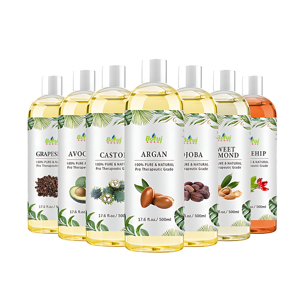 Wholesale 500ML Cold Pressed Carrier Oils 100% Pure Premium For Hair Growth, Skin Face, Lip Gloss &amp; Perfume | Fragrance Free