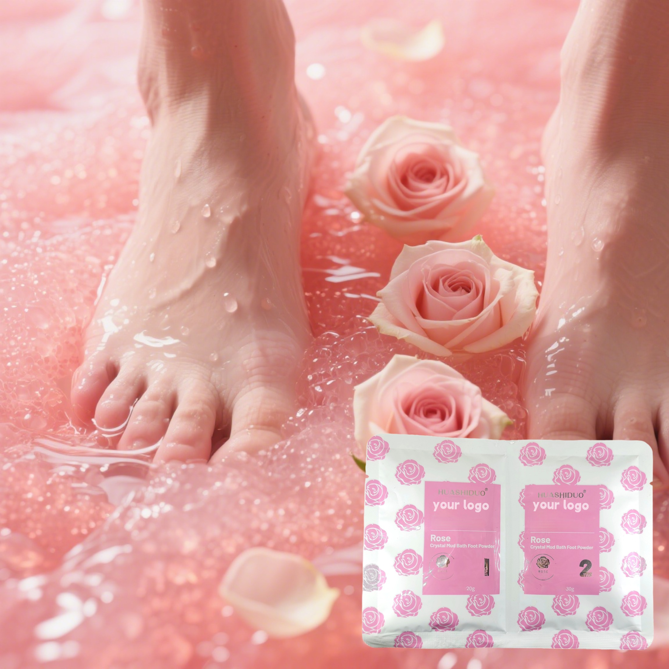 Jelly Spa Kit Salt Salon Service Foot SPA Crystal Mud Soak Nail Cuticle Callus Cleaning Foot SPA Gel Pedicure at Home Salt