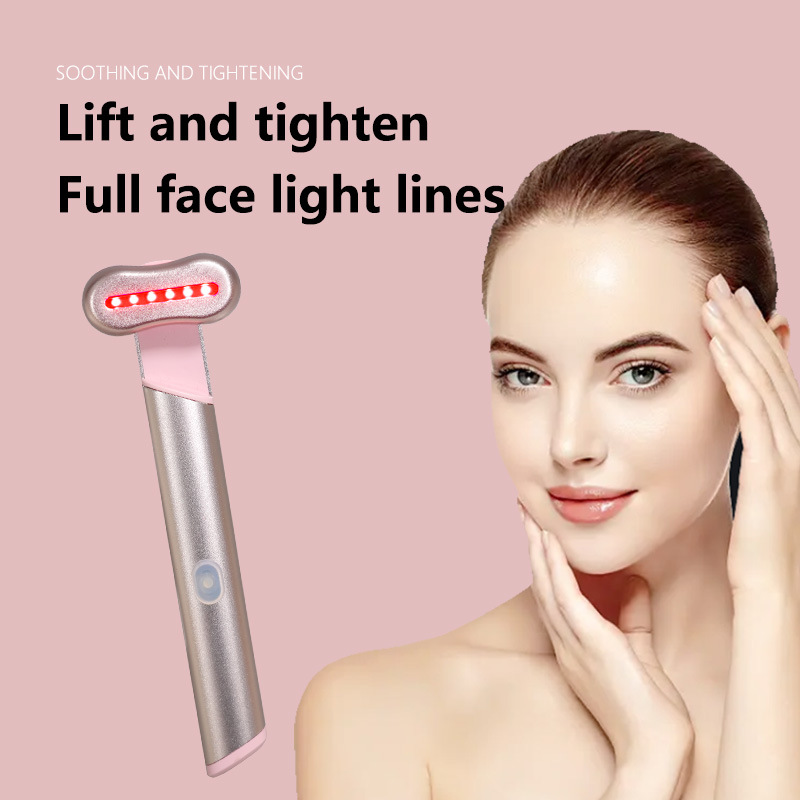Household Handheld Eye Massager Wand with Skin Tightening &amp; Dark Circles Relief Compact Portable Electric Eye Care Device