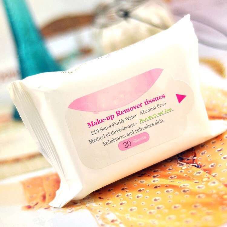 30 Counts Biodegradable Deep Cleaning Facial Makeup Remover Wipes