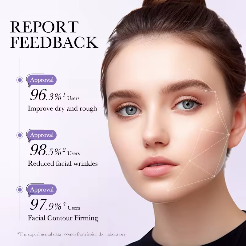 OEM Niacinamide Hyaluronic Acid Vitamin C Moisturizing Ampoule Essence Face Serum Set