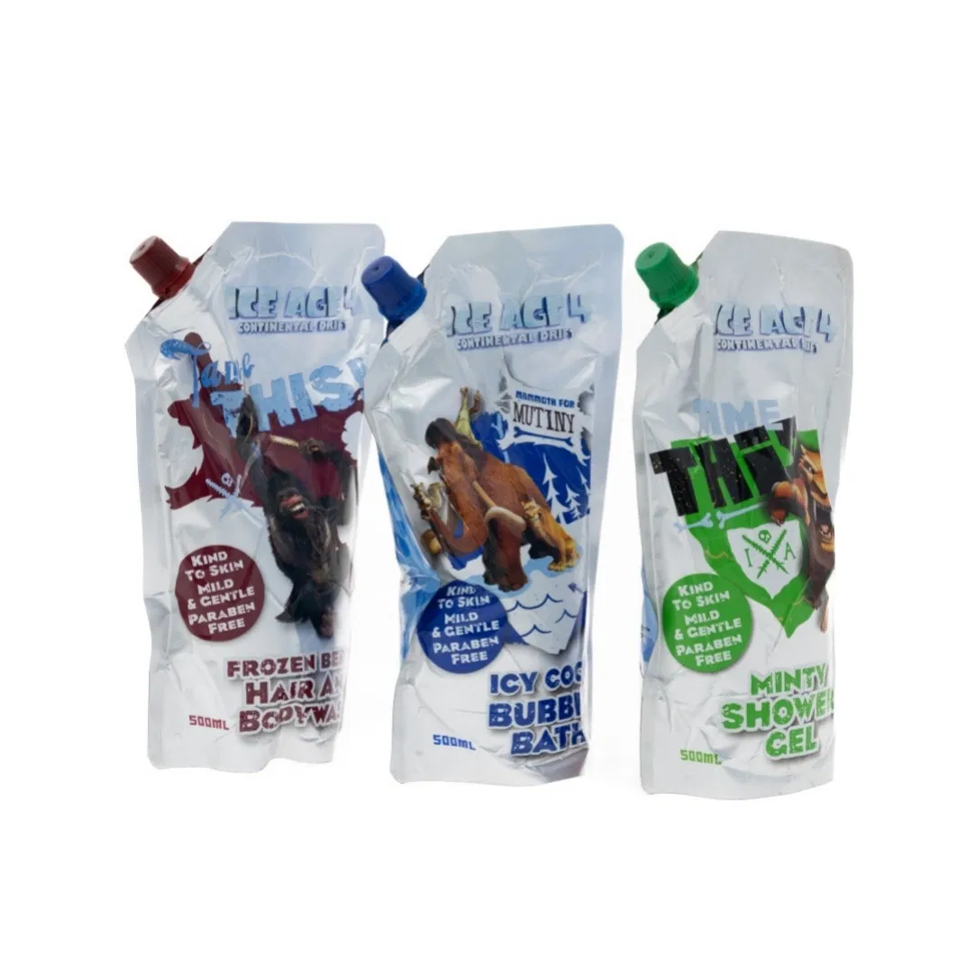Wholesale 500ml Body Wash Pouch for Hotel Amenity Kits and Custom Branding