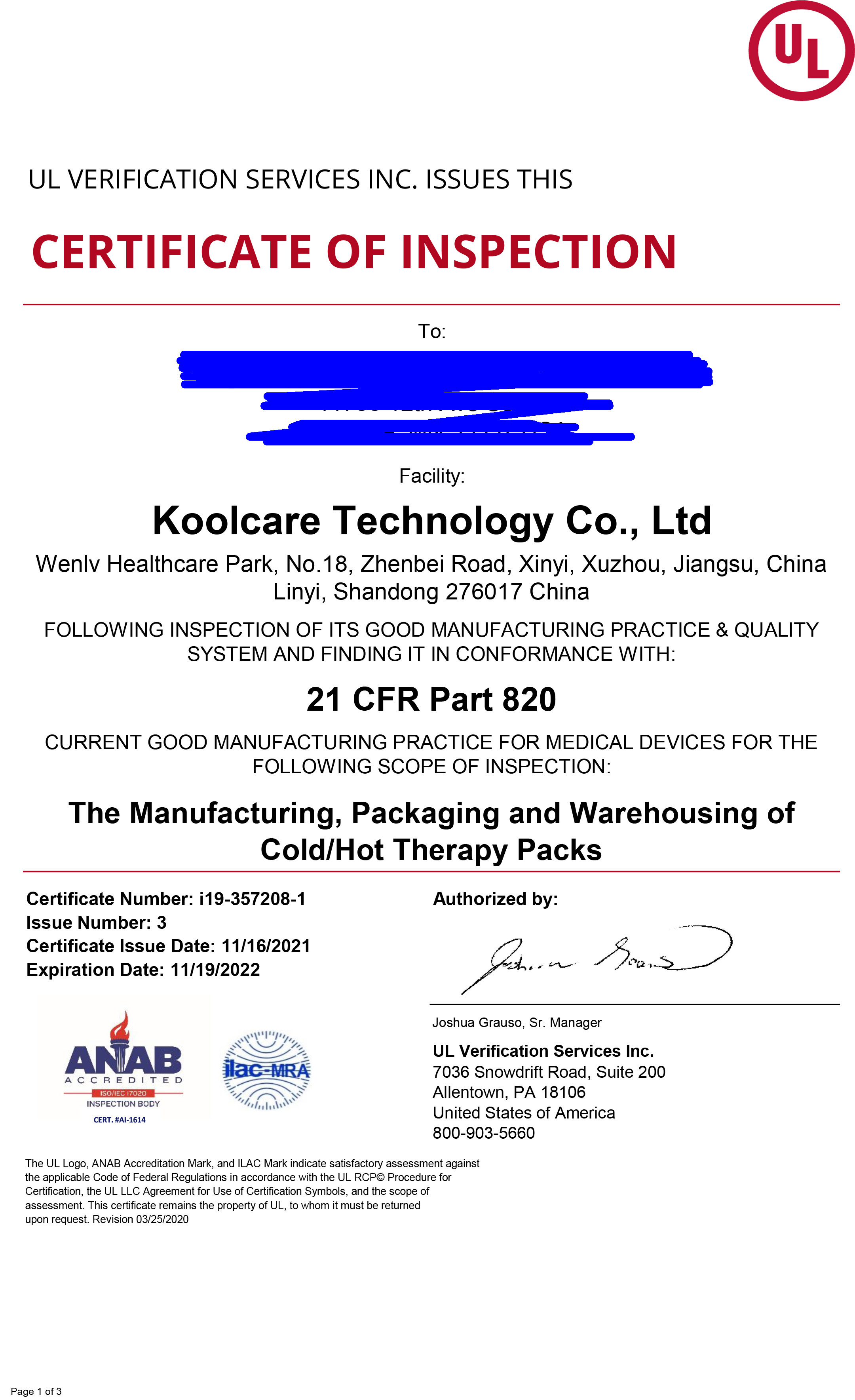 Certificates and Showroom 2
