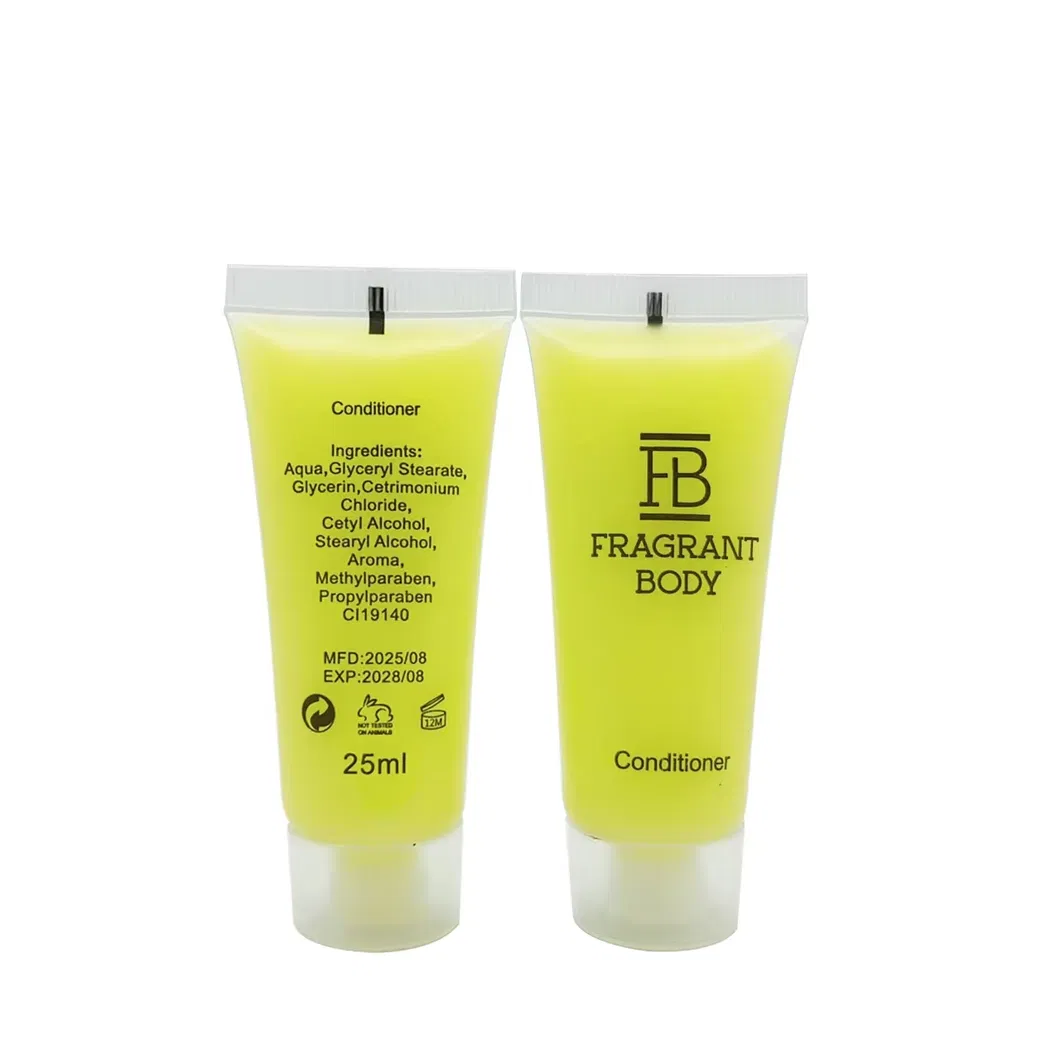 25ml Mini Size Shampoo Wholesale Private Label Hotel Amenities Disposable Body Wash