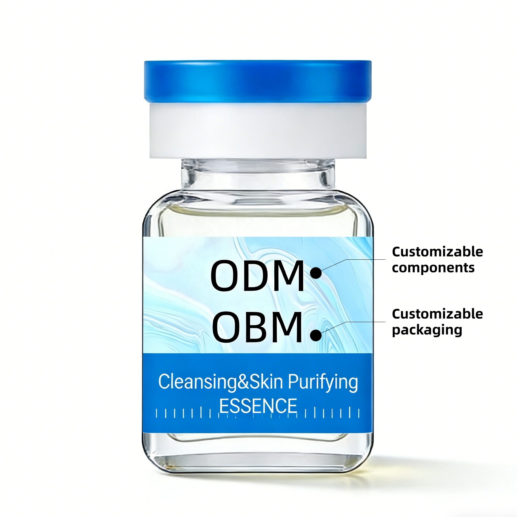 Private Label OEM 5ml Hyaluronic Acid Purifying Hydrating Ampoule Serum | Custom Logo | Low MOQ | for Women | Face Care