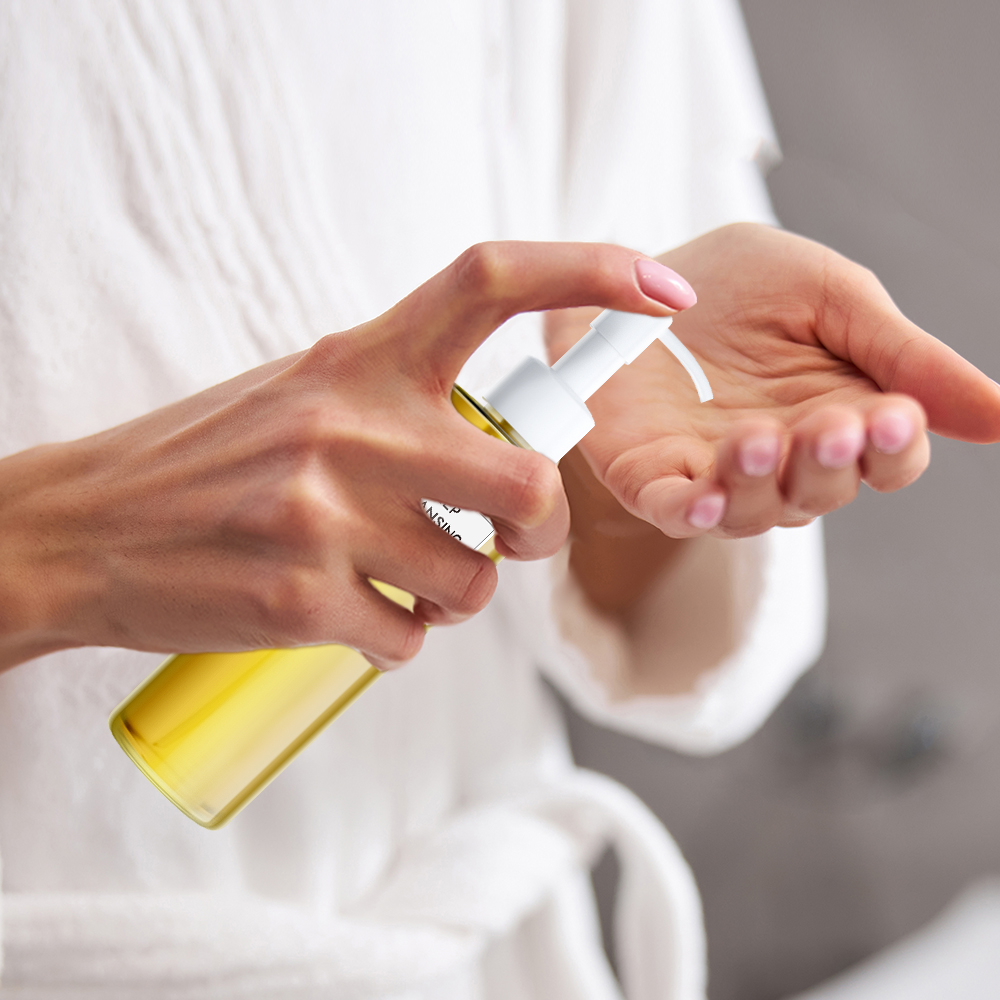 Deep Cleansing Oil Facial Cleansing Oil Makeup Remover Cleanses Without Clogging Pores Residue-Free Fragrance