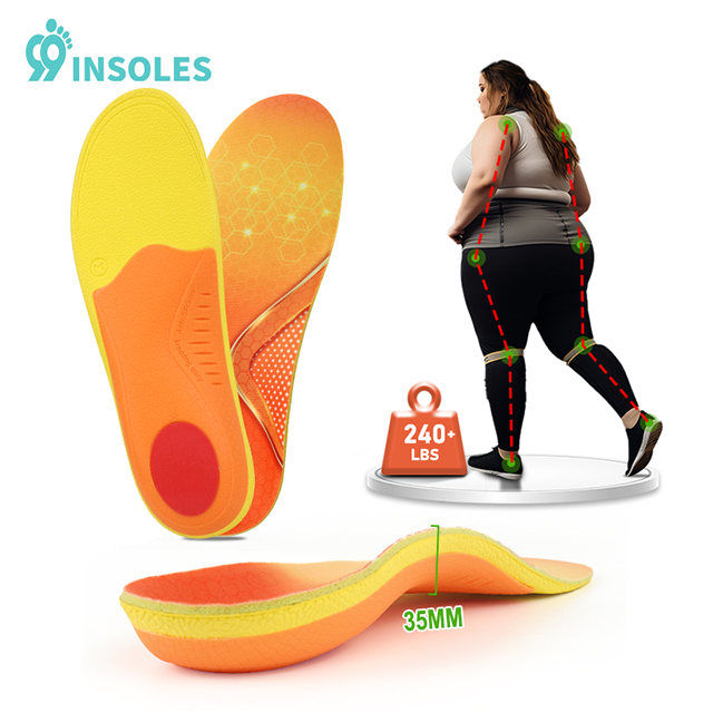 Functional Foot Care Shoes Insoles EVA Sports Insoles Orthotic Insoles 99insole Light Weight EVA OPP Bag BSCI Transfer Sticker