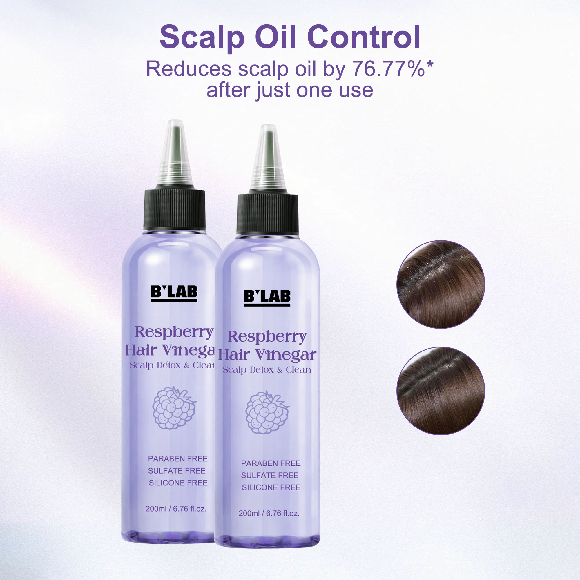 New Arrivals Hair Care Vinegar Rinse For Scalp Detox Clean Smooth Shiny Hair Clarifying Treatment For Anti Dandruff Scalp Serum