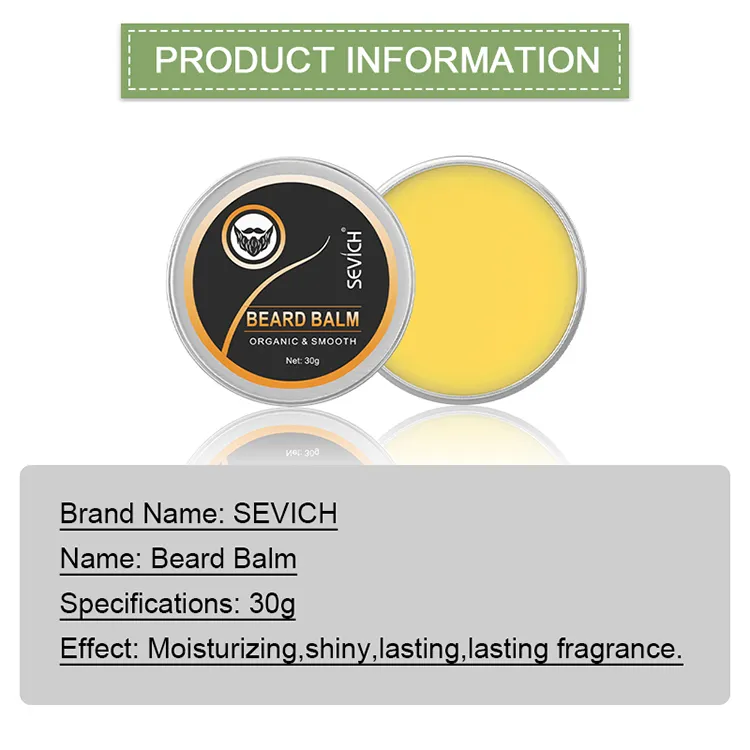 OEM Professional Pure Natural Beard Grooming for Men Balm
