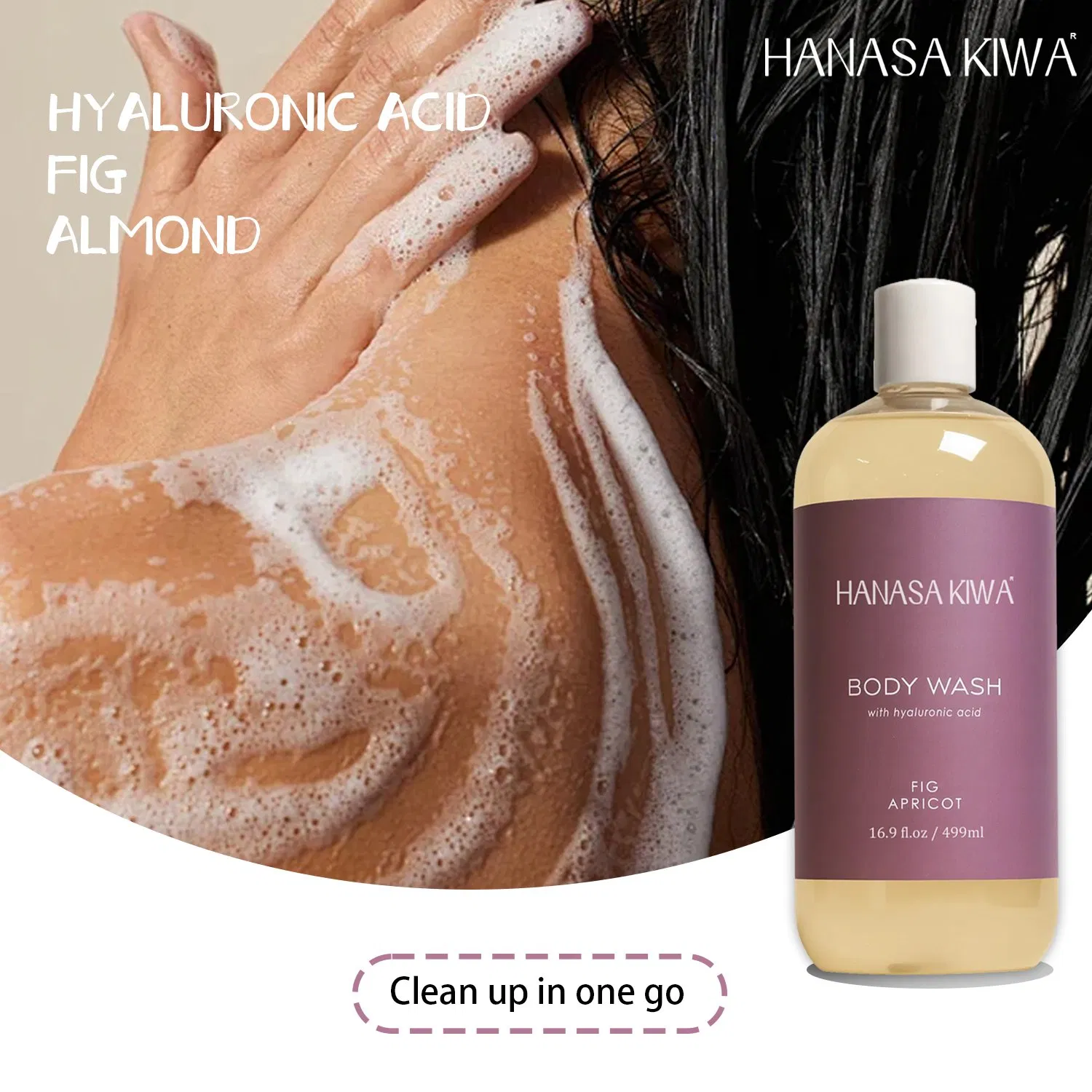 Natural Plant-Infused Body Wash Cleansing Moisturizing Refreshing Skin