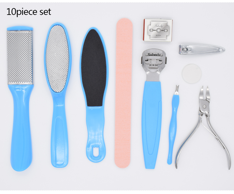 Selling Foot Care Pedicure Set of 10 for Peeling Calluses