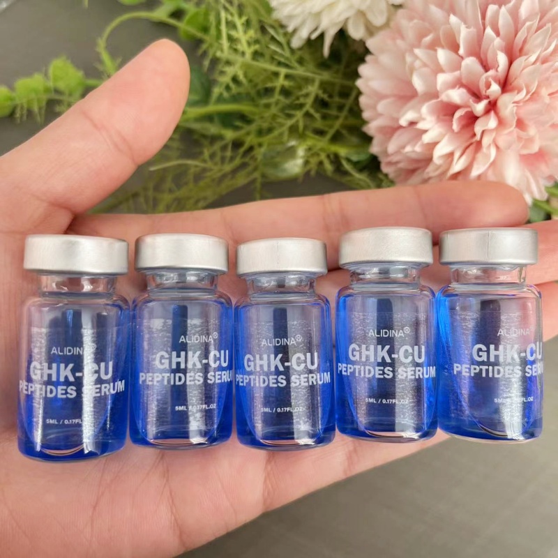 Ghk-Cu Peptides Intensive Serum Copper Peptides Serum GHK-Cu Hyaluronic Acid Anti-Aging Facial Ampoule Serum