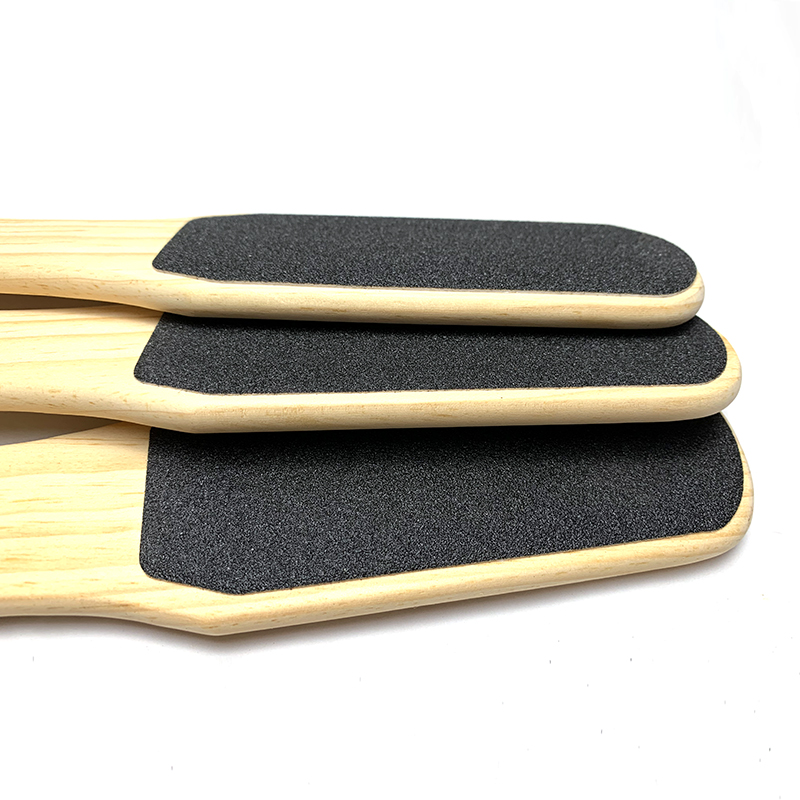 TinboBeauty Wooden Foot File Callus Remover Pedicure Tools Double Sided Foot Scraper Exfoliator for Dead Skin and Wet Feet Care