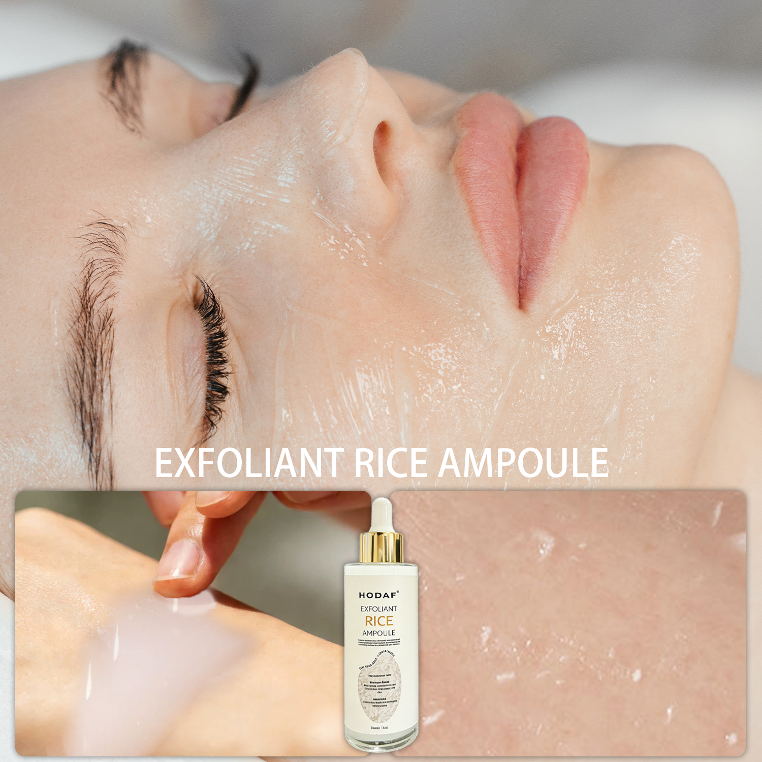 Glow Recipe Exfoliant Rice Ampoule Gentle Weekly Face Serum Refines Pores Brightens Skin Texture Smoothing Essence Treatment