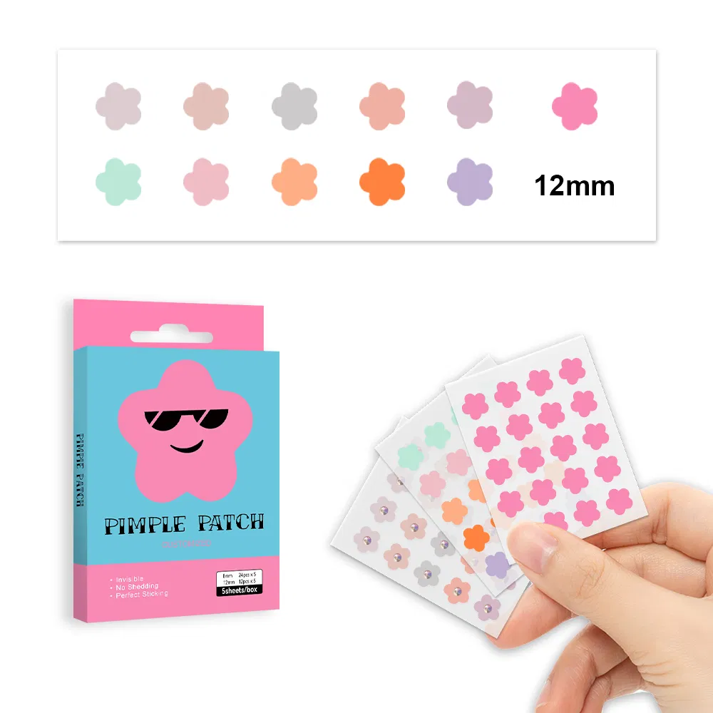 Private Label Hydrocolloid Acne Patches - Invisible Star Spot Treatment